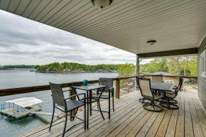 Private Dock and Scenic Lake Views Eldon Retreat!